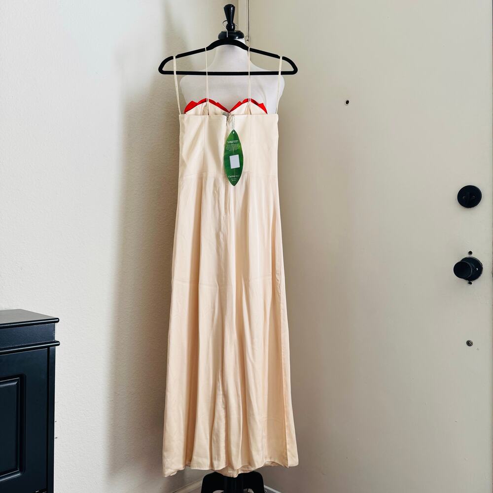 NWT Farm Rio Rose-Shaped Bodice Sleeveless Maxi Dress Size XXS - Picture 8 of 13